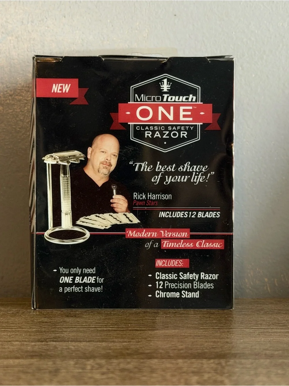 MicroTouch ONE Classic Safety Razor in Chrome